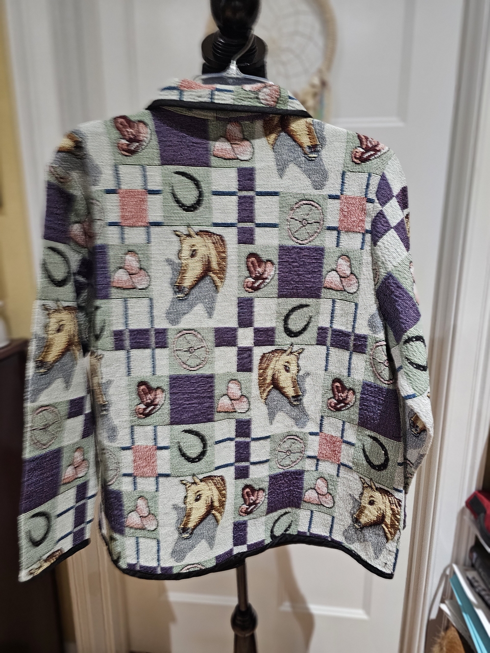 Equestrian Jacquard Jacket - Picture 2 of 6